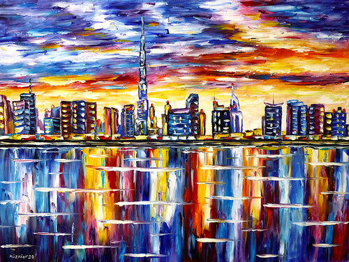 Dubai Skyline Mirek Kuzniar