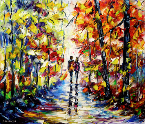 Zu zweit von Mirek Kuzniar, Malerei kaufen auf Singulart