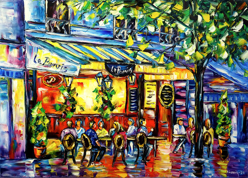 Café Le Parvis, Paris Mirek Kuzniar