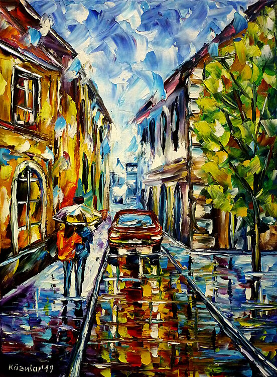Regen in der Stadt Mirek Kuzniar