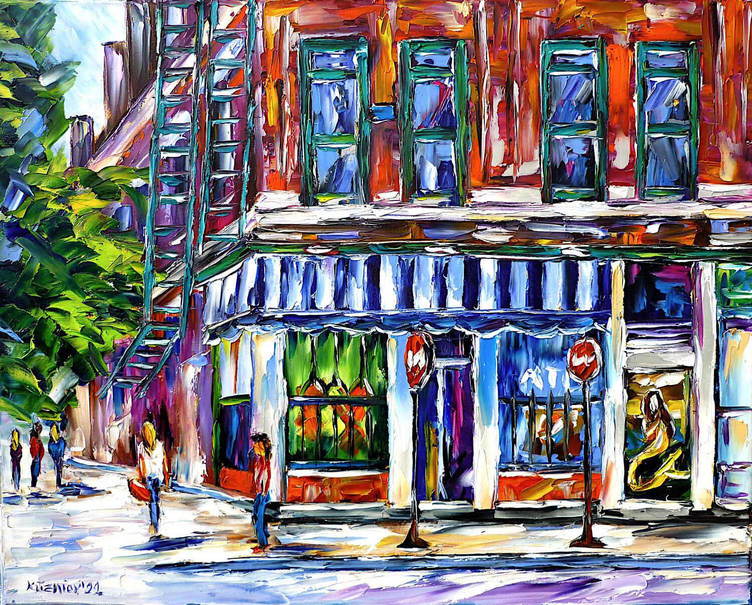 Chicago Straßenszene Mirek Kuzniar
