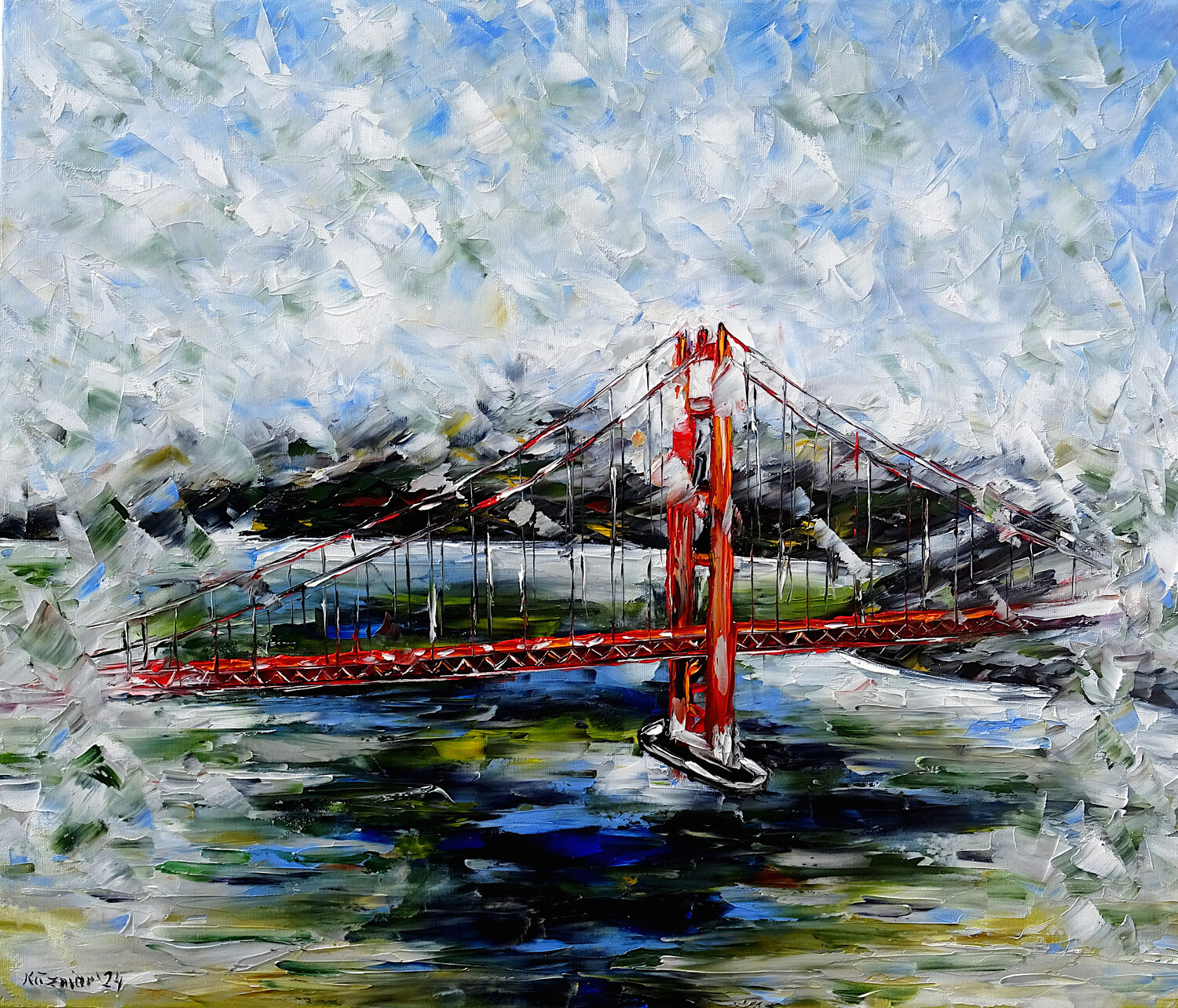 Golden Gate Bridge im Nebel Mirek Kuzniar