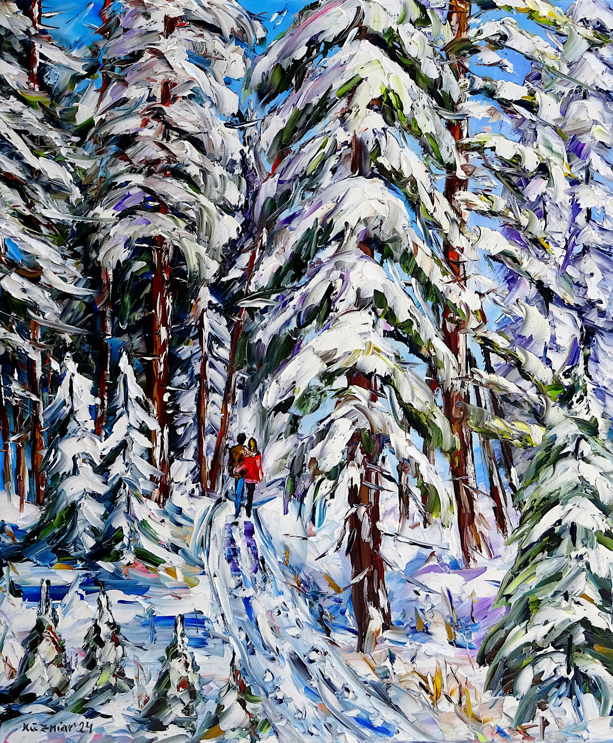 Spaziergang im Winterwald Mirek Kuzniar