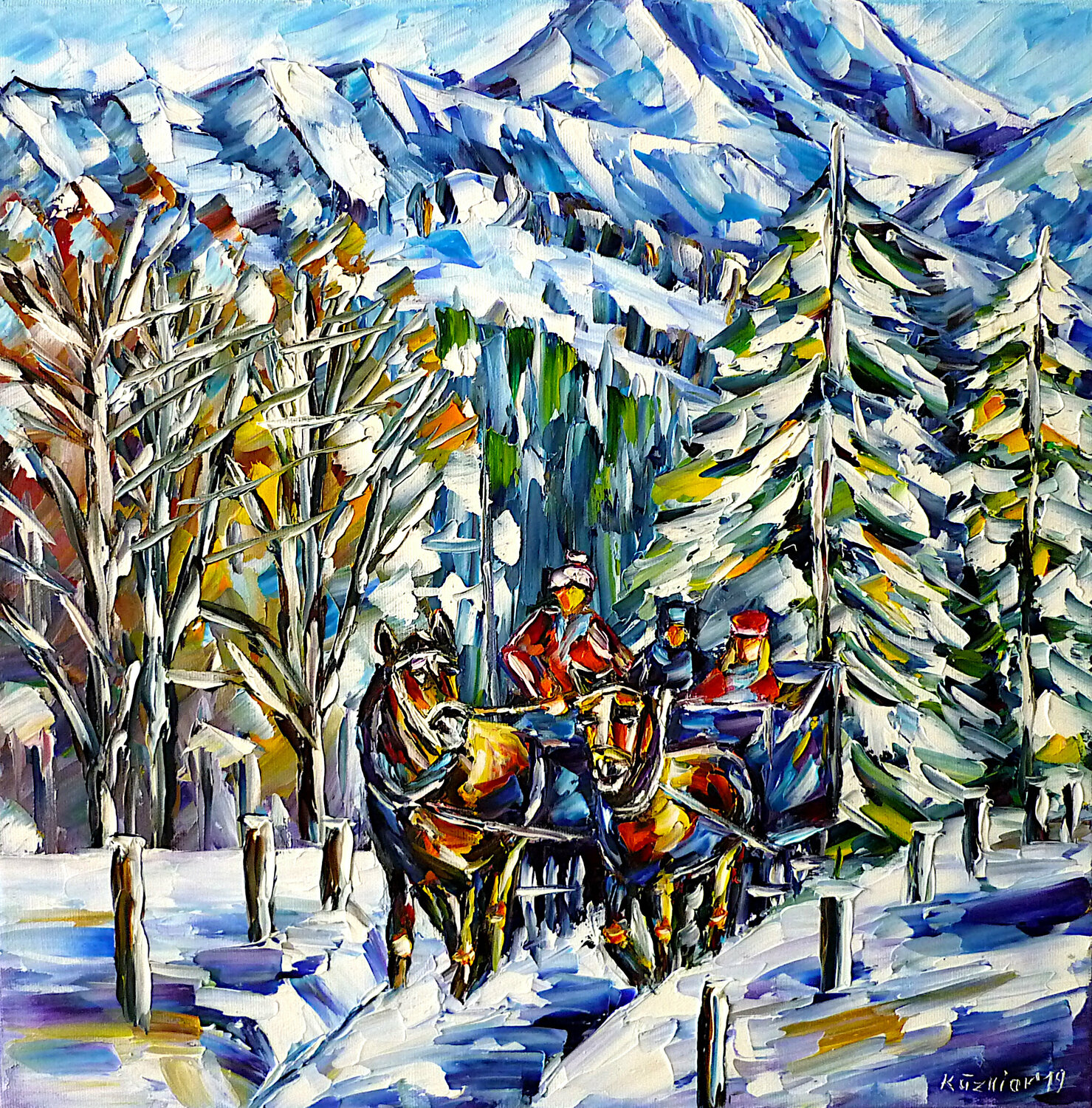 Winter in der Schweiz Mirek Kuzniar