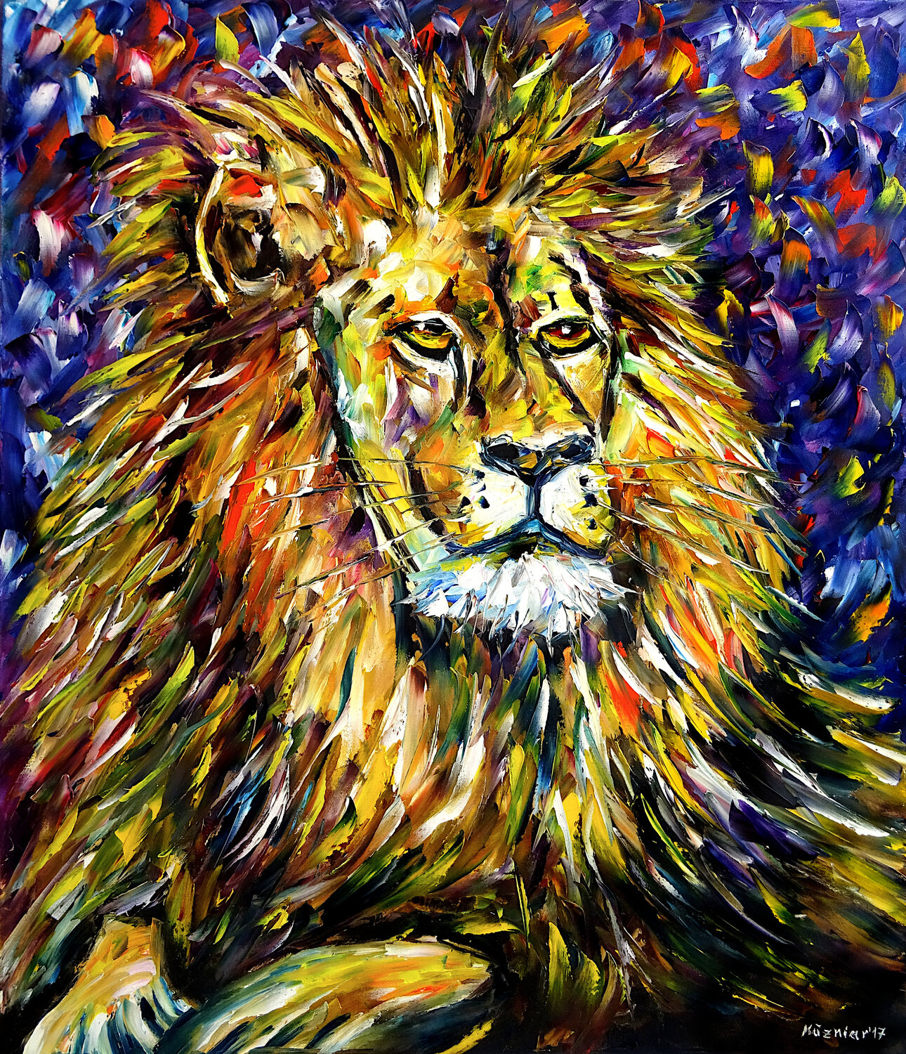 Löwenportrait Mirek Kuzniar
