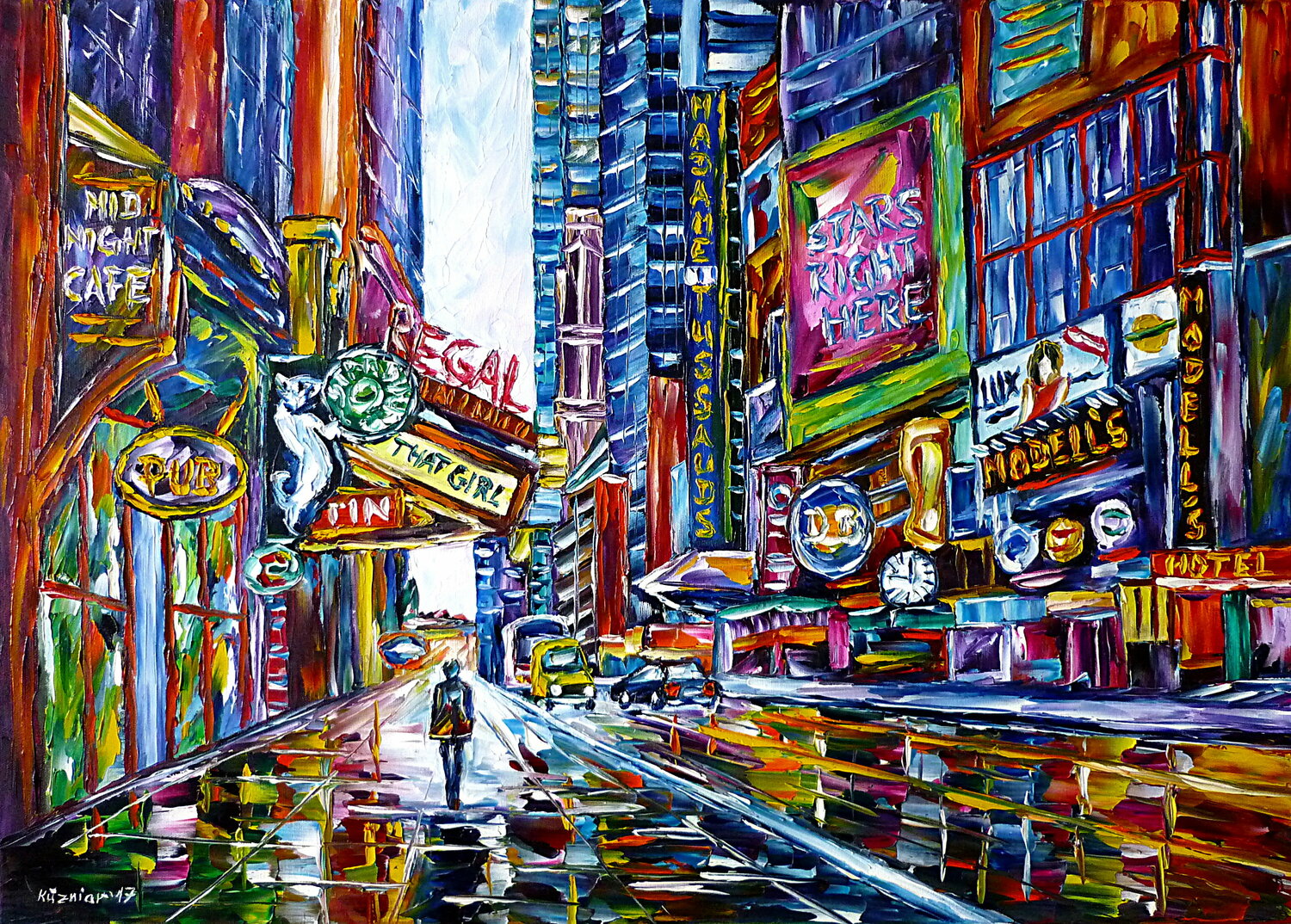 Regnerischer Tag in New York Mirek Kuzniar