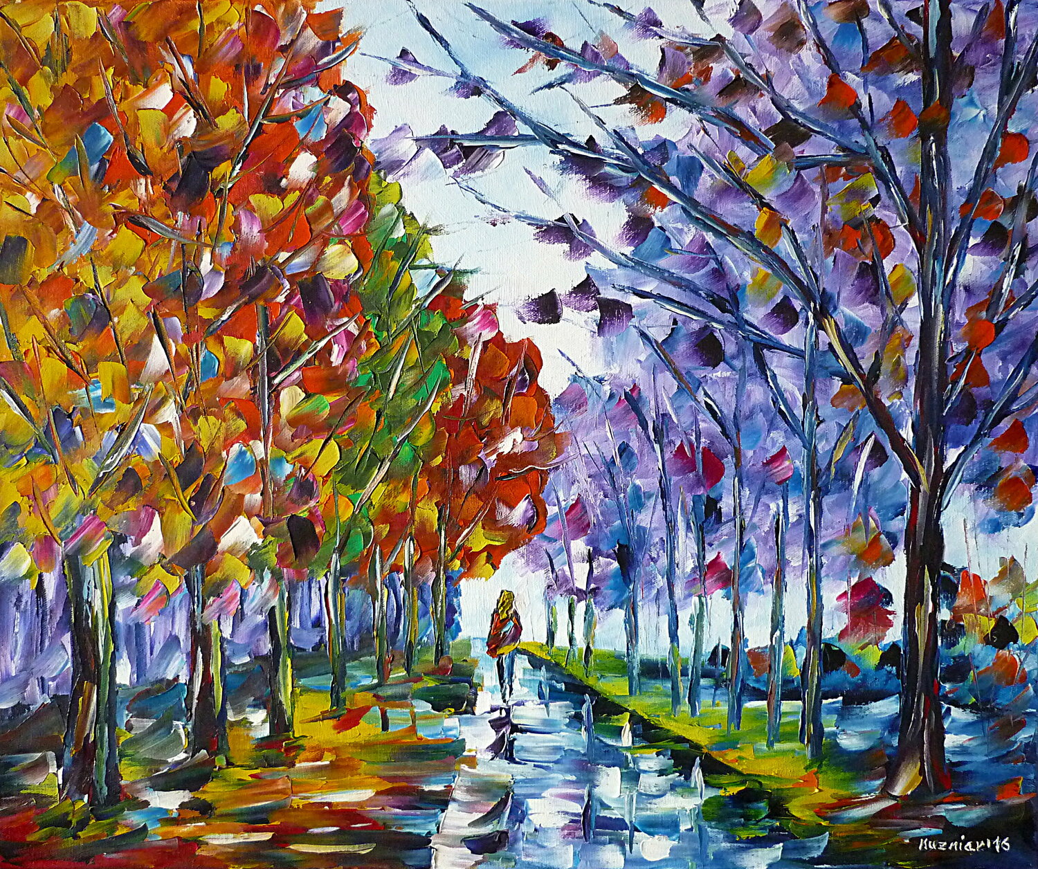 Frau Im Herbst Mirek Kuzniar