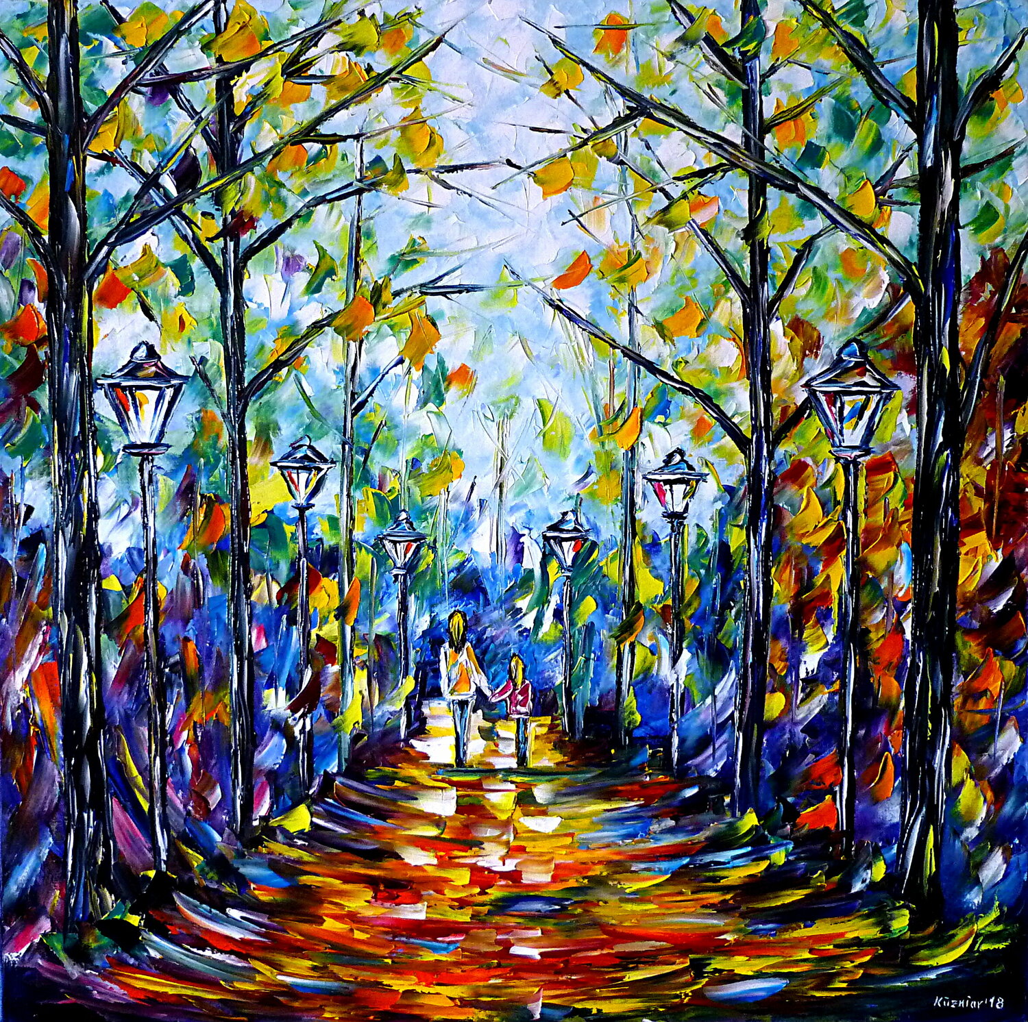 Im Park am Morgen Mirek Kuzniar