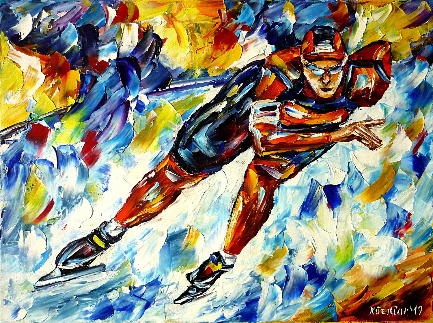Eisschnellläufer Mirek Kuzniar