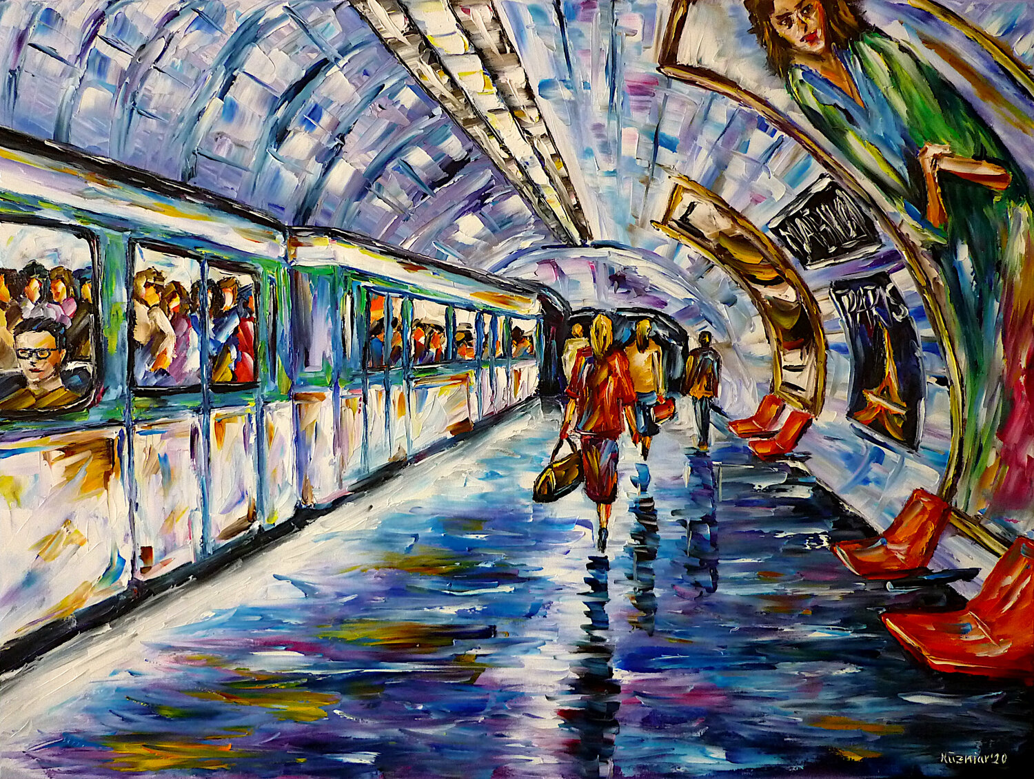 Métro Paris Mirek Kuzniar