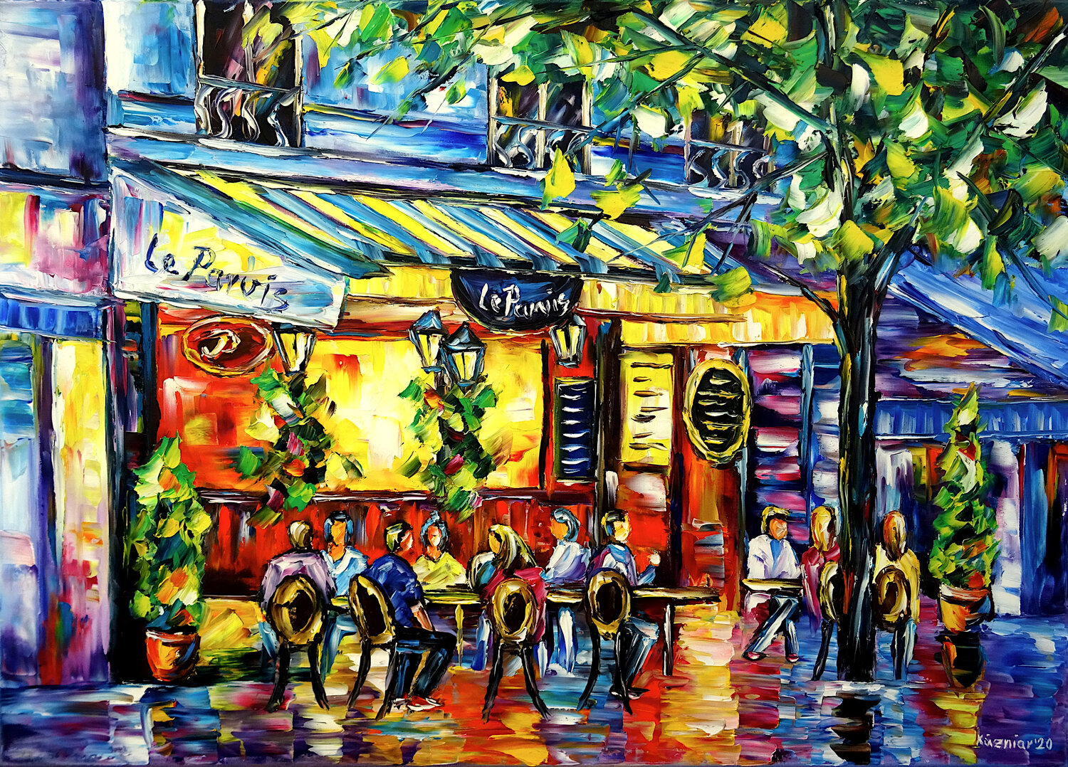 Café Le Parvis, Paris Mirek Kuzniar
