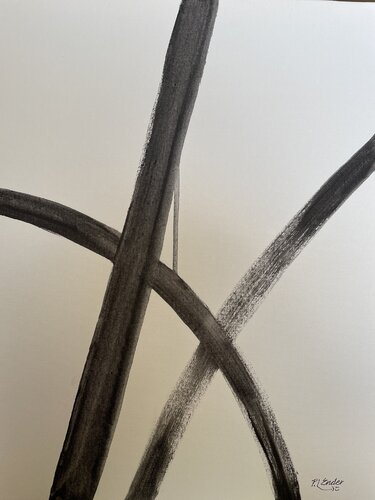 Black And White von Pauline Ender, Malerei kaufen auf Singulart