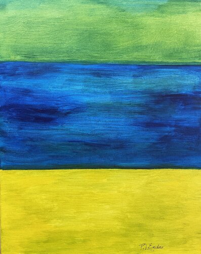 Composition #2 (series of 3) von Pauline Ender, Malerei kaufen auf Singulart