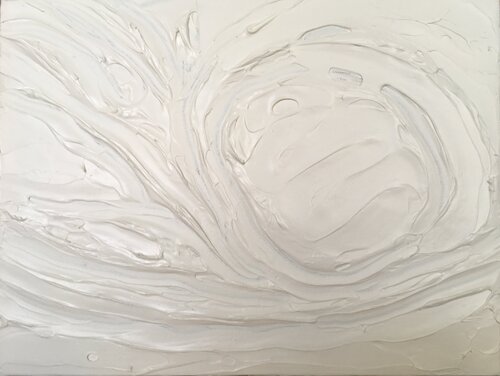 All White #3 van Pauline Ender, Schilderij te koop op Singulart