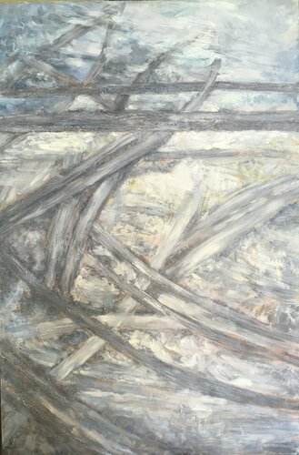 Freeeways In Winter von Pauline Ender, Malerei kaufen auf Singulart