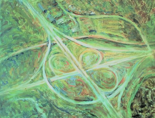 Loop de Loop von Pauline Ender, Malerei kaufen auf Singulart