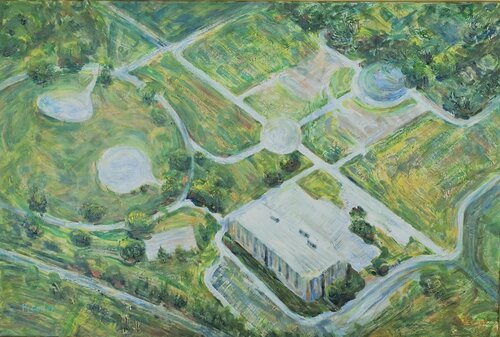 Grid by Pauline Ender, Painting for Sale on Singulart