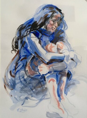 Time Out by Pauline Ender, Work on Paper for Sale on Singulart