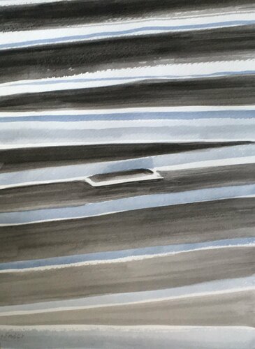 #4 In a Plein Air Watercolor Series by Pauline Ender, Work on Paper for Sale on Singulart