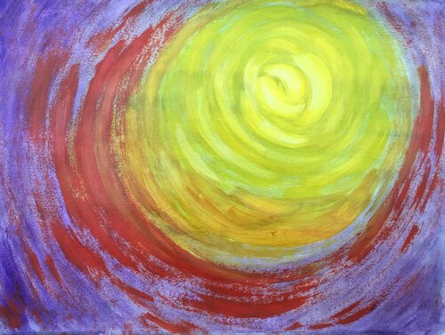 Super Nova # 5 by Pauline Ender, Work on Paper for Sale on Singulart