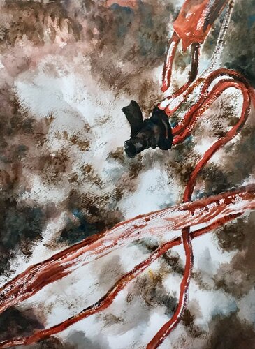#10 In a Plein Air Watercolor Series by Pauline Ender, 紙の作品 for Sale on Singulart