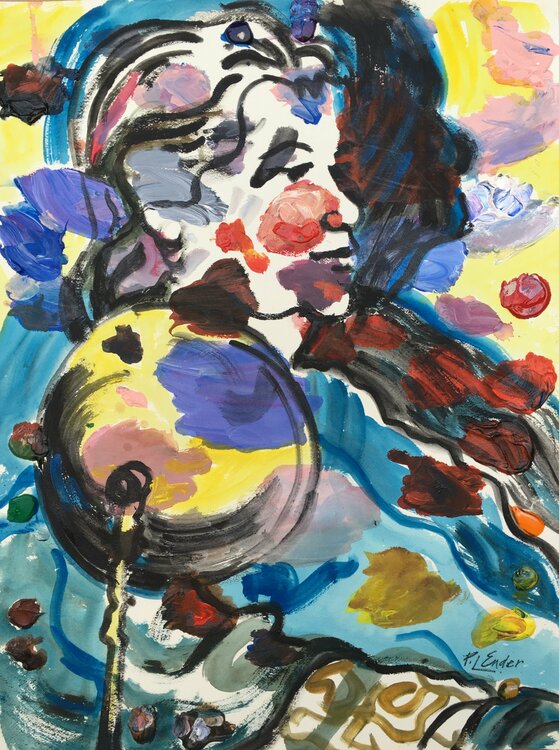 Abstract Portrait Pauline Ender