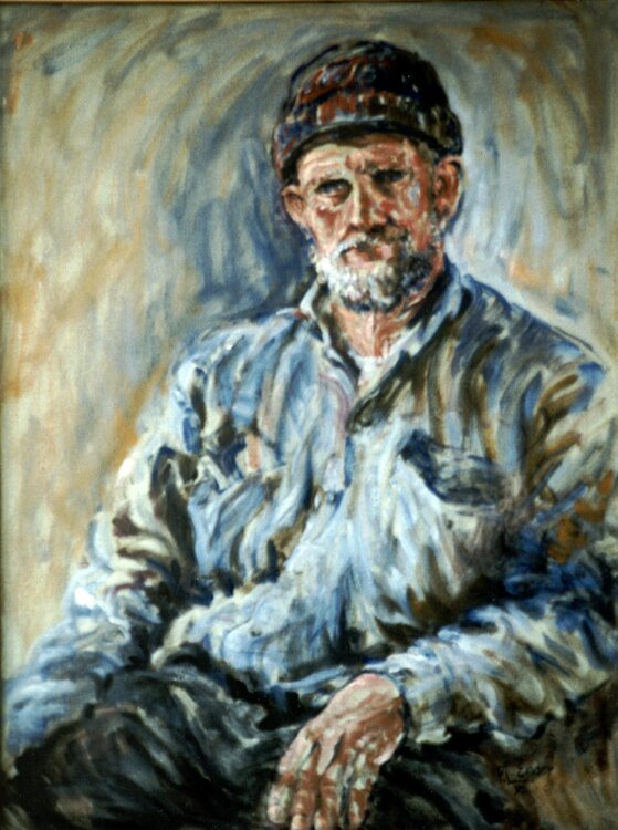 Bearded Man With A Cap Pauline Ender