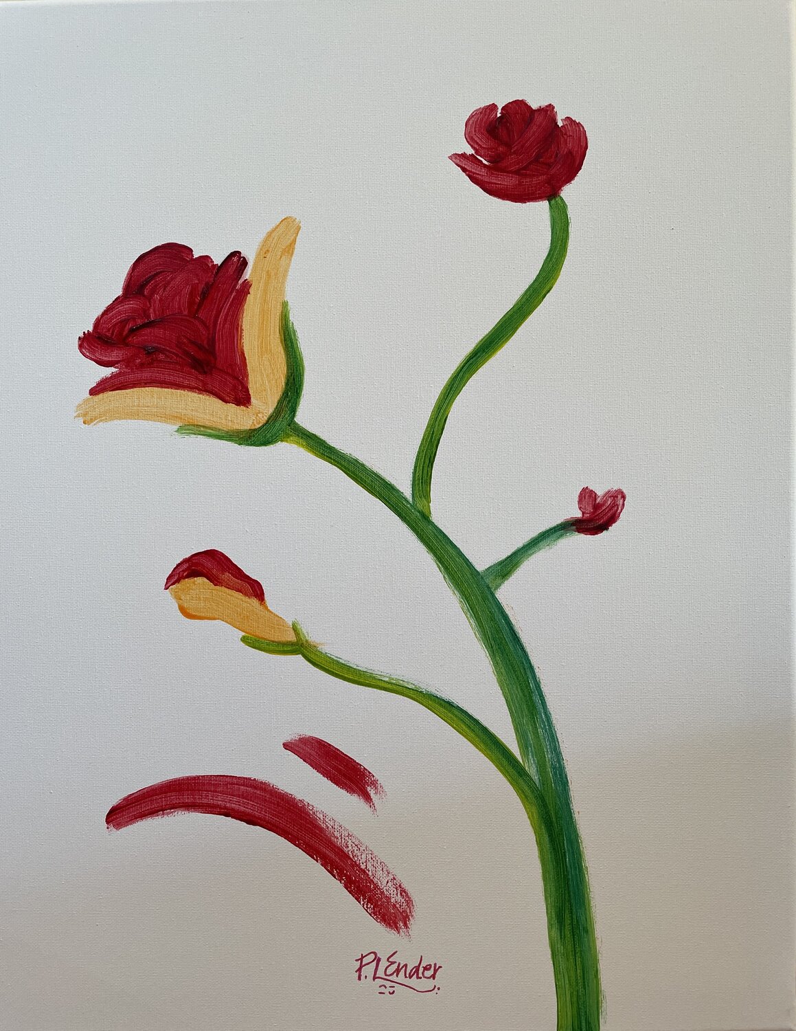 Red Bouquet Pauline Ender