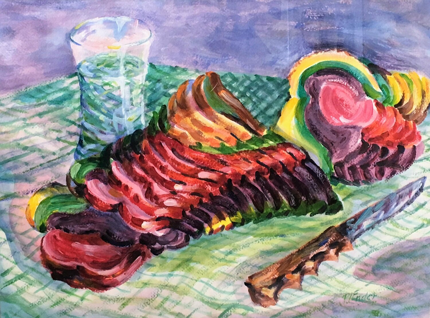 Rainbow Bread Pauline Ender Werk op papier te koop