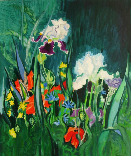 Irises von Guido Pera, Malerei kaufen auf Singulart