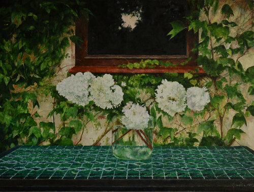 Shapes and flashes van Adam Faglio, Schilderij te koop op Singulart