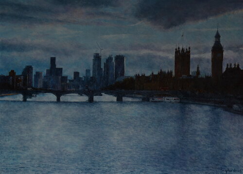Late afternoon by Adam Faglio, 회화 for Sale on Singulart