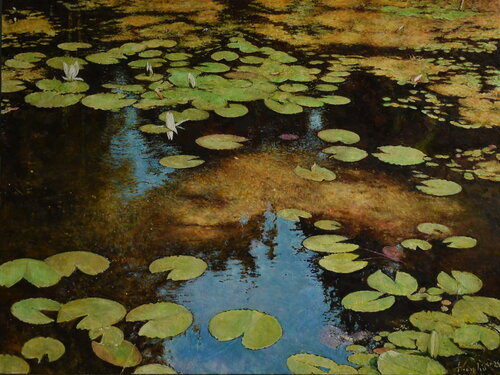 Nenufary van Adam Faglio, Schilderij te koop op Singulart