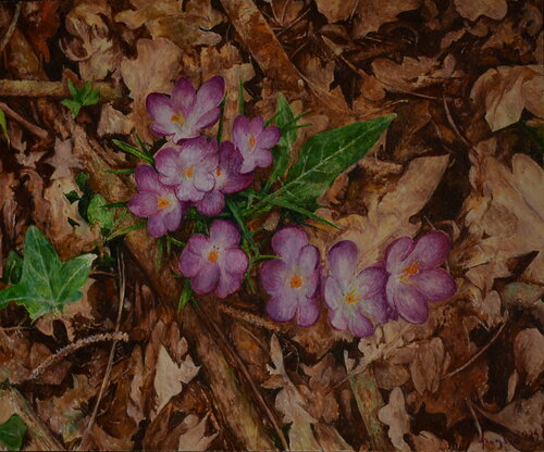Announcement by Adam Faglio, Painting for Sale on Singulart
