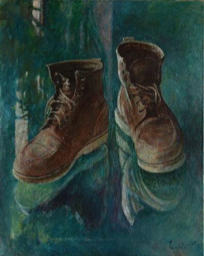 Shoes de Adam Faglio, Pintura a la venta en Singulart