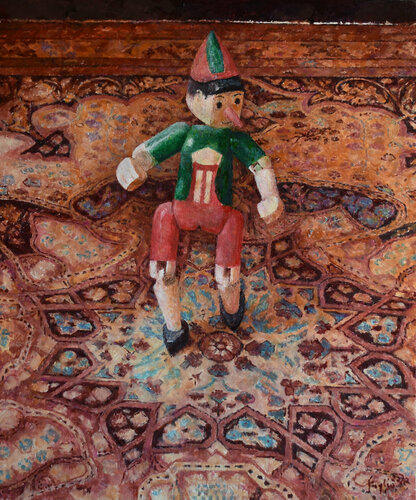 I"m going stright van Adam Faglio, Schilderij te koop op Singulart