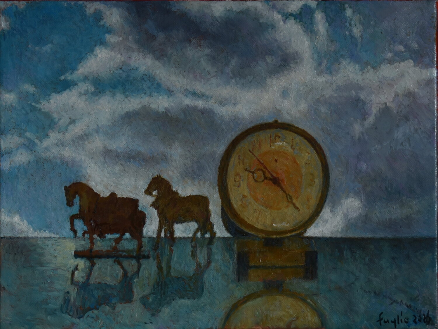 Cloudy day Adam Faglio Original painting for sale