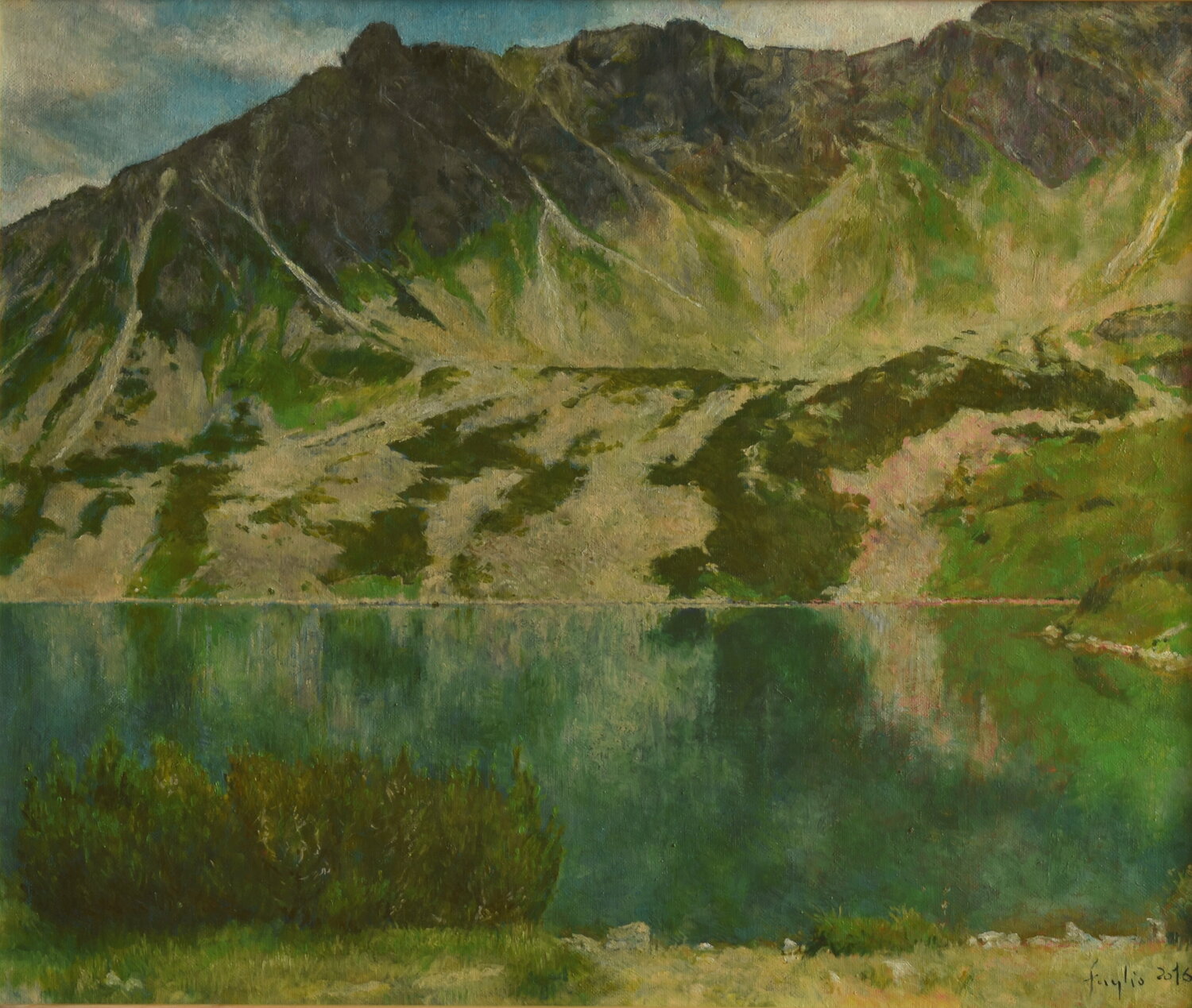 Mountain pond Adam Faglio