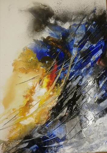 Les facettes de la vie van Dann, Schilderij te koop op Singulart