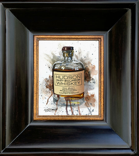 Hudson Baby Bourbon Whiskey by Ian Greathead, Painting for Sale on Singulart