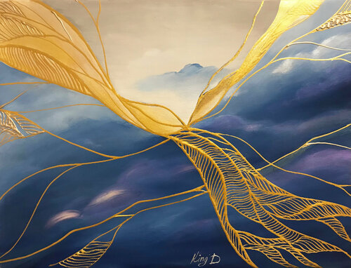 The Phoenix Bird Flight by Dmitry King, Painting for Sale on Singulart