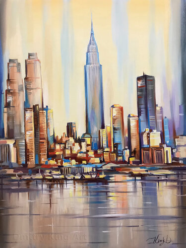 New York City Energy di Dmitry King, Pittura in vendita su Singulart