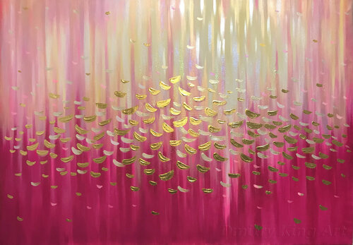 Pink Gold Sunrise von Dmitry King, Malerei kaufen auf Singulart