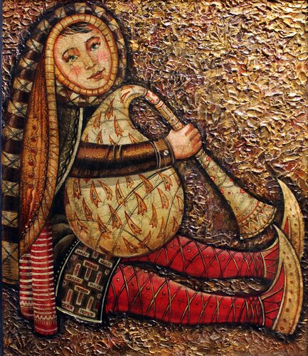 Ancient Musician van Dmitry King, Schilderij te koop op Singulart