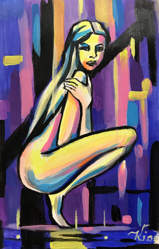 On Tiptoes de Dmitry King, Pintura a la venta en Singulart