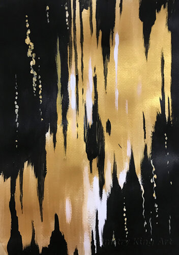 Celestial Noir van Dmitry King, Schilderij te koop op Singulart