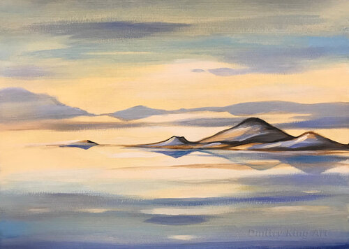 Morning on the Water van Dmitry King, Schilderij te koop op Singulart