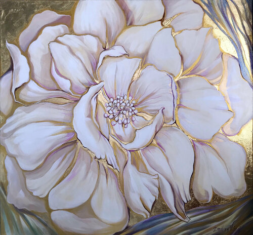 White Flower de Dmitry King, Pintura a la venta en Singulart