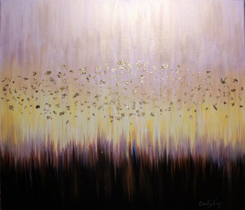 Rose gold field van Dmitry King, Schilderij te koop op Singulart