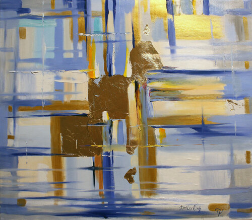 Golden ice van Dmitry King, Schilderij te koop op Singulart